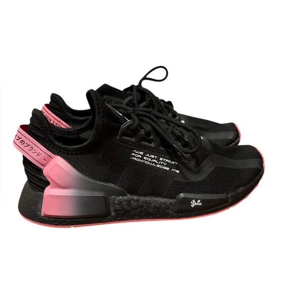 adidas Shoes - Adidas Dolla Women's Black and Pink NMD Sneakers Women’s Size: 8.